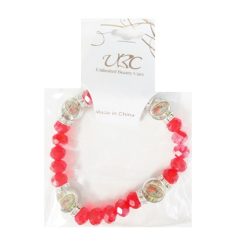 Bracelet Elastic Red Religious-wholesale