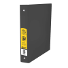 Binder 3 Ring 1½in W-Pockets Black-wholesale