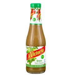 La Victoria Taco Sauce Green 12oz Glass-wholesale