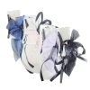 Hair Clip Black W-Bow Asst Clrs-wholesale