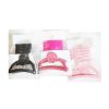 Hair Clips 5pc Set W-Ties Asst Clrs-wholesale