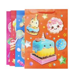 Gift Bags 3D Ice Cream Lg Asst-wholesale
