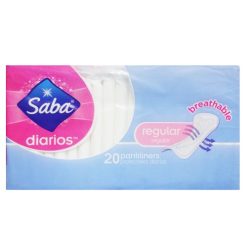 Saba Pantiliners 20ct Regular-wholesale
