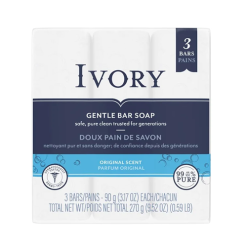 Ivory Gentle Bar Soap 3.17oz 3pk-wholesale