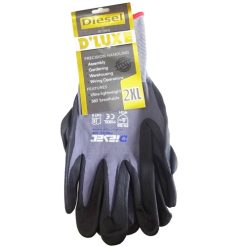 Diesel D-Luxe Gloves XXL Blck-Gray-wholesale