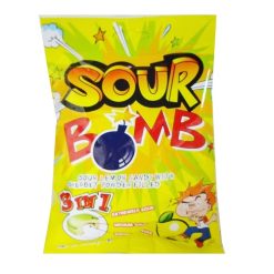 Sour Bomb Candy 3.9oz Lemon 3 In 1-wholesale