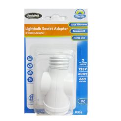 Light Bulb Socket Adapter 2-Outlet-wholesale