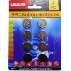 Button Batteries 8pc-wholesale