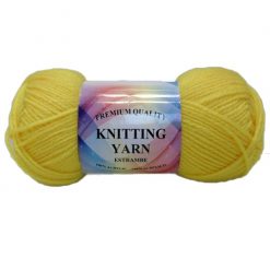 Knitting Yarn Dark Yellow 100% Acrylic