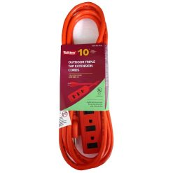 T.B Outdoor Extension Cord 10ft 3 Outlet-wholesale