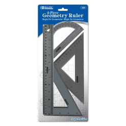 Geometry Ruler Set 4pc-wholesale