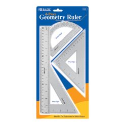 Geometry Ruler Set 4pc-wholesale