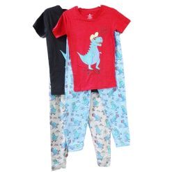 Boys Pajamas 2pc LETS SKATE Asst-wholesale