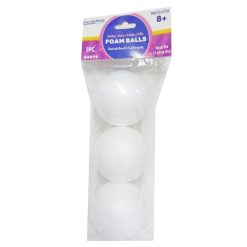 Craft Foam Balls 3pc 3in-wholesale