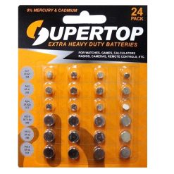 Supertop Cell 1.5V Batteries 24pk-wholesale