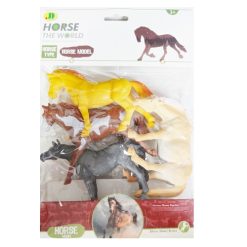 Toy Animal Figures Horse 4pc In PVC Bag-wholesale