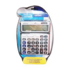 Caliber Calculator 12-Digit 5X6 Black-wholesale