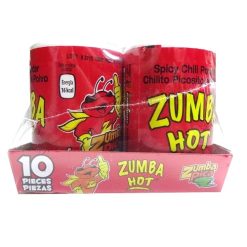 Zumba Hot Chili Powder Candy 10ct Red-wholesale