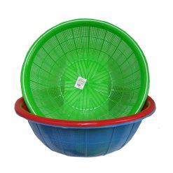 Plastic Colander 14½in Asst Clrs-wholesale