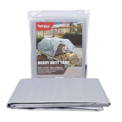 Tuff Bros Tarp 8X10ft HD Silver-Black-wholesale