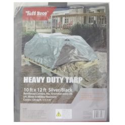 Tuff Bros Tarp 10X12ft HD Silver-wholesale