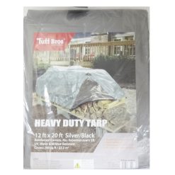 Tuff Bros Tarp 12X20ft HD Silver-wholesale
