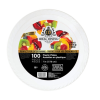 Ideal Plastic Cake Plates 7in White 1-wholesale