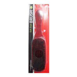 Hair Brush Soft Wood Red-wholesale