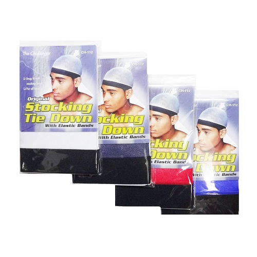 Stocking Tie Down Cap Black-wholesale Stocking Tie Down Cap Black-wholesale