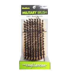 Hair Military Brush Wood 4in-wholesale