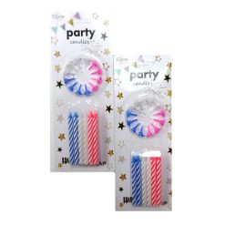 Birthday Candles W-Holder 12ct-wholesale