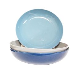 Bowl Plate Ceramic 8.6in Asst Clrs-wholesale