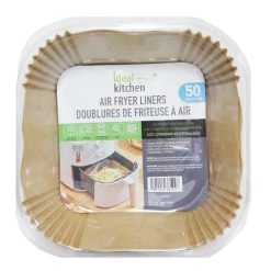 Air Fryer Liners Square 50ct Brown Paper-wholesale