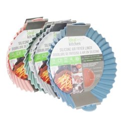 Air Fryer Liners Silicone 7X2 Asst Clrs-wholesale