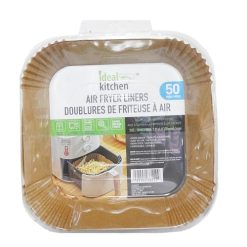 Air Fryer Liners Square 50ct 7.9 X 1.8in-wholesale