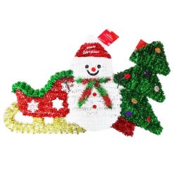 X-Mas Tinsel Hanging Decor 13in Asst-wholesale