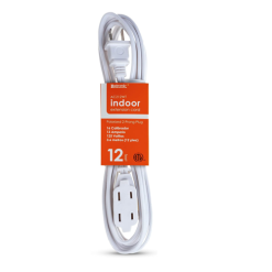 Extension Cord 12ft Indoor White-wholesale
