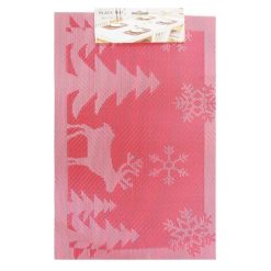X-Mas Placemat Square Red 12X18-wholesale