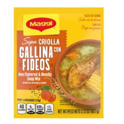 Maggi Soup Mix Criolla Hen-Noodle 2.12oz-wholesale