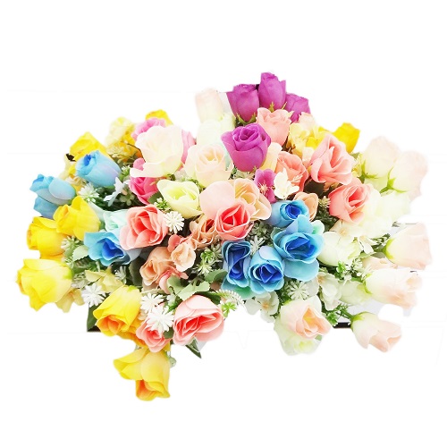 Rose Bouquet 11in Asst Clrs-wholesale Rose Bouquet 11in Asst Clrs-wholesale