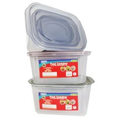 Food Storage Cont Rect 3pc Asst Sizes-wholesale
