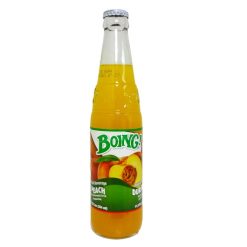 Boing Soda 11.8oz Glass Peach Long Neck-wholesale