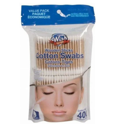 Wish Cotton Swabs 400ct Wooden Sticks-wholesale
