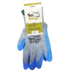 Solid Grip Work Gloves M Blue-wholesale