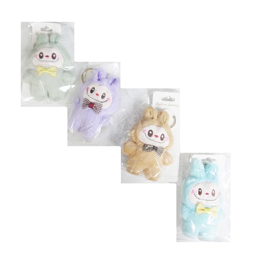 Keychain Labubu Doll 4in Asst Clrs-wholesale Keychain Labubu Doll 4in Asst Clrs-wholesale