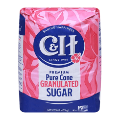 C & H Pure Cane Sugar 10 Lbs Granulated-wholesale