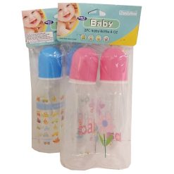 Baby Bottle Set 2pc 8oz Asst Clrs-wholesale