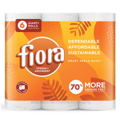 Fiora Paper Towels 6pk 118ct 2-ply-wholesale