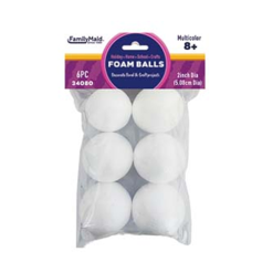 Craft Foam Balls 6pc 2in-wholesale
