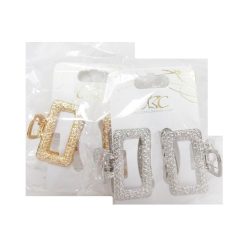 Hair Metal Clip 2pk Silver & Gold-wholesale